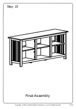 Preview for 32 page of Walker Edison MSET58CO Assembly Instructions Manual