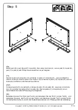 Предварительный просмотр 14 страницы Walker Edison MSF58FC Assembly Instructions Manual