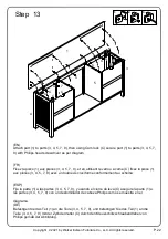 Предварительный просмотр 22 страницы Walker Edison MSF58FC Assembly Instructions Manual