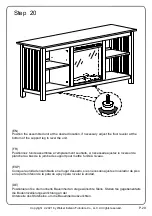 Предварительный просмотр 29 страницы Walker Edison MSF58FC Assembly Instructions Manual