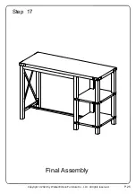 Предварительный просмотр 25 страницы Walker Edison MTXD5E Assembly Instructions Manual