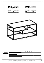 Walker Edison MYO40CT Assembly Instructions Manual предпросмотр