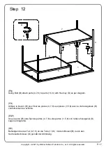 Предварительный просмотр 17 страницы Walker Edison MYO40CT Assembly Instructions Manual