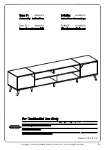 Walker Edison NOAM3F2 Assembly Instructions Manual preview