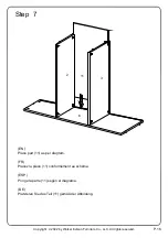 Предварительный просмотр 16 страницы Walker Edison NORH1G Assembly Instructions Manual