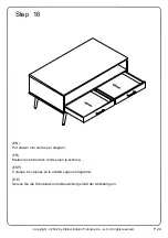 Предварительный просмотр 24 страницы Walker Edison NORL1K Assembly Instructions Manual