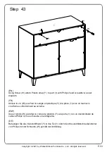 Preview for 53 page of Walker Edison NORMHO42 Assembly Instructions Manual