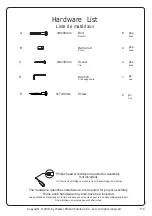 Preview for 4 page of Walker Edison OWC2 Assembly Instructions Manual