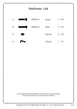 Preview for 3 page of Walker Edison OWCTBR Assembly Instructions