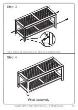 Preview for 5 page of Walker Edison OWCTBR Assembly Instructions