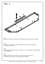 Предварительный просмотр 11 страницы Walker Edison OWF54CFP Assembly Instructions Manual