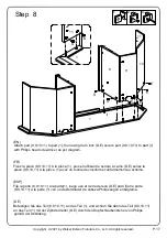 Предварительный просмотр 17 страницы Walker Edison OWF54CFP Assembly Instructions Manual