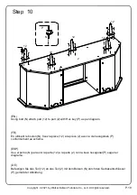 Предварительный просмотр 19 страницы Walker Edison OWF54CFP Assembly Instructions Manual