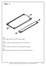 Предварительный просмотр 12 страницы Walker Edison PRLD3D Assembly Instructions Manual