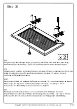 Предварительный просмотр 43 страницы Walker Edison PRLD3D Assembly Instructions Manual