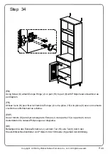 Предварительный просмотр 44 страницы Walker Edison PRLD3D Assembly Instructions Manual