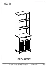 Предварительный просмотр 48 страницы Walker Edison PRLD3D Assembly Instructions Manual