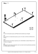 Предварительный просмотр 10 страницы Walker Edison REEH8GCO Assembly Instructions Manual