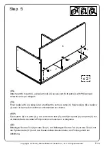 Предварительный просмотр 14 страницы Walker Edison REEH8GCO Assembly Instructions Manual