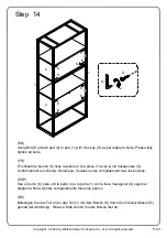 Предварительный просмотр 23 страницы Walker Edison REEH8GCO Assembly Instructions Manual