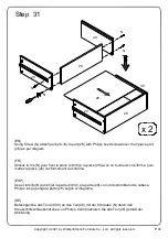 Предварительный просмотр 41 страницы Walker Edison RVHO40SD Assembly Instructions Manual