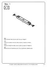 Предварительный просмотр 7 страницы Walker Edison SAMD2D Assembly Instructions Manual