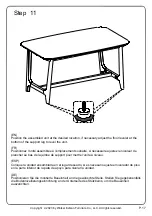 Предварительный просмотр 17 страницы Walker Edison SAMD2D Assembly Instructions Manual