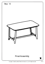 Предварительный просмотр 18 страницы Walker Edison SAMD2D Assembly Instructions Manual