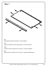 Preview for 10 page of Walker Edison SIGL7J Assembly Instructions Manual