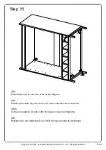 Preview for 24 page of Walker Edison SIGL7J Assembly Instructions Manual