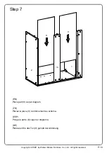 Предварительный просмотр 16 страницы Walker Edison TKIL7J Assembly Instructions Manual