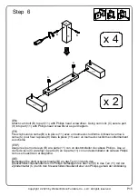 Предварительный просмотр 15 страницы Walker Edison TROM2F Assembly Instructions Manual