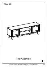 Предварительный просмотр 32 страницы Walker Edison TROM2F Assembly Instructions Manual