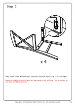 Preview for 9 page of Walker Edison TW485PCXB Assembly Instructions Manual