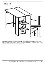 Preview for 17 page of Walker Edison TW48LNSB3P Assembly Instructions Manual