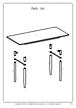 Preview for 3 page of Walker Edison TW68OLS Assembly Instructions Manual