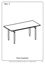 Preview for 9 page of Walker Edison TW68OLS Assembly Instructions Manual