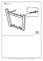 Предварительный просмотр 15 страницы Walker Edison TW70TRS Assembly Instructions Manual