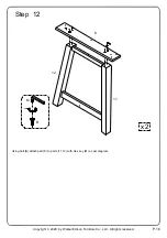 Предварительный просмотр 16 страницы Walker Edison TW70TRS Assembly Instructions Manual