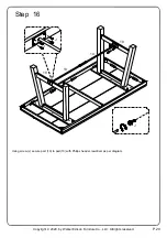 Предварительный просмотр 20 страницы Walker Edison TW70TRS Assembly Instructions Manual