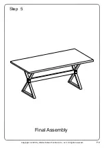 Предварительный просмотр 9 страницы Walker Edison TW72AMX Assembly Instructions Manual