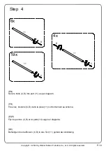 Preview for 10 page of Walker Edison VUO143TB Assembly Instructions Manual