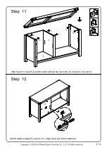 Preview for 10 page of Walker Edison W448D1D Instructions Manual