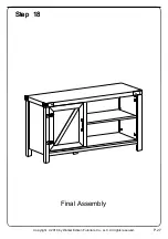 Preview for 27 page of Walker Edison W44BD1D Assembly Instructions Manual