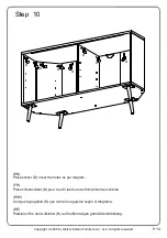 Предварительный просмотр 19 страницы Walker Edison W44BOSDCR Assembly Instructions Manual