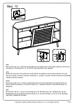 Предварительный просмотр 22 страницы Walker Edison W44BOSDCR Assembly Instructions Manual