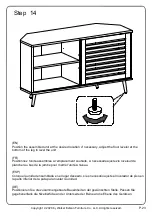 Предварительный просмотр 23 страницы Walker Edison W44BOSDCR Assembly Instructions Manual