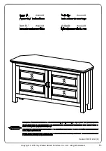 Walker Edison W44CCR Assembly Instructions Manual предпросмотр