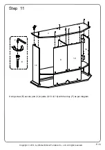 Предварительный просмотр 15 страницы Walker Edison W44CMCR2D Assembly Instructions Manual