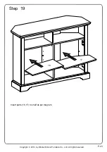 Предварительный просмотр 23 страницы Walker Edison W44CMCR2D Assembly Instructions Manual